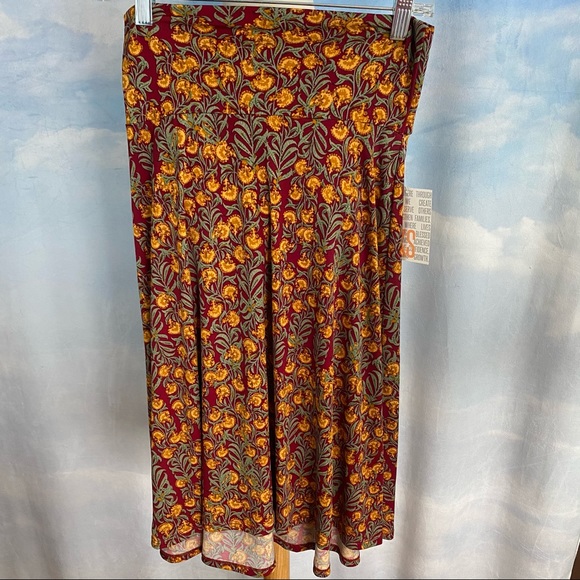 Jupe LuLaRoe Lucy, Dorée Scintillante, Doublée, Taille XS - Occasion Très Bon état